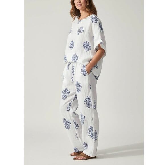 Milano Tops - Milo Miano Italian Floral Lined 2 Piece Set - S